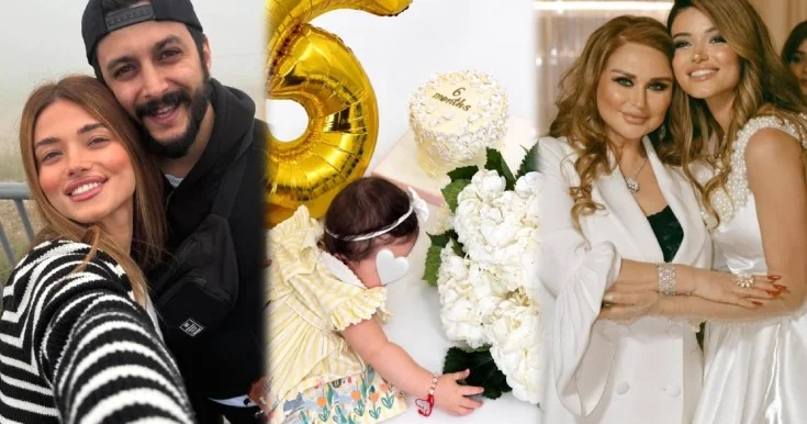 6 aylıq qızı ilə bağlı paylaşım etdi Fotolar
