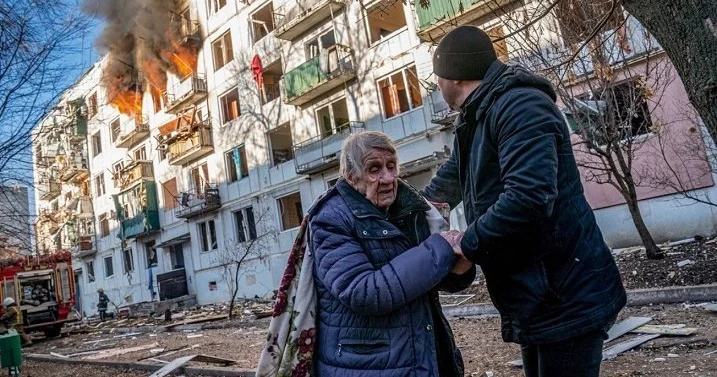 Xarkov vuruldu: 29 yaralı var