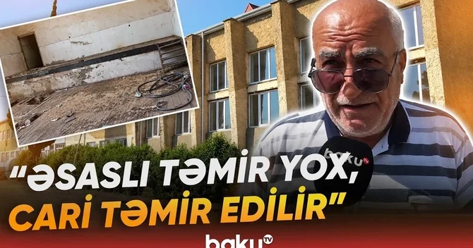 46 ildən sonra təmir edilən məktəbdə narazılıq: Şagirdlər hər gün əlavə beş kilometr yol gedirlər