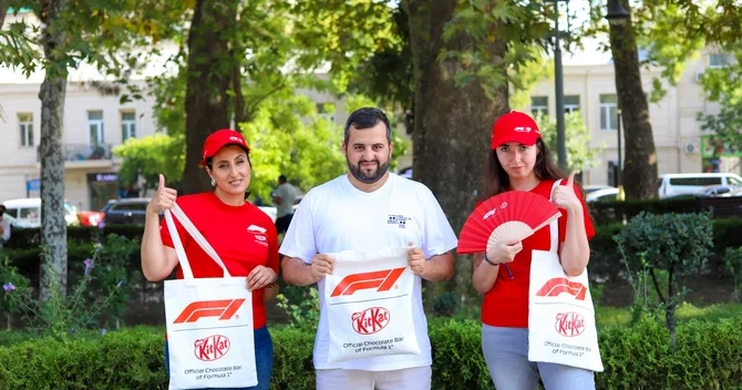 KitKat fasiləsindən tribunaya: kampaniya qalibləri Formula 1 həyəcanını canlı yaşadılar