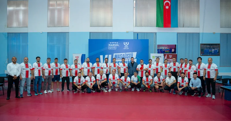 Marsol Group partnyorları arasında VI Masaüstü Tennis Çempionatı keçirildi FOTOLAR