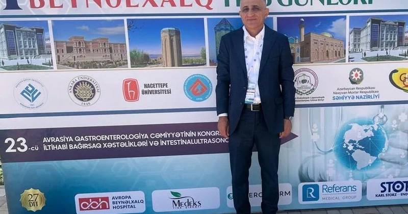 Mərkəzi Gömrük Hospitalının cərrahı Naxçıvan Beynəlxalq Tibb Günlərində çıxış edib
