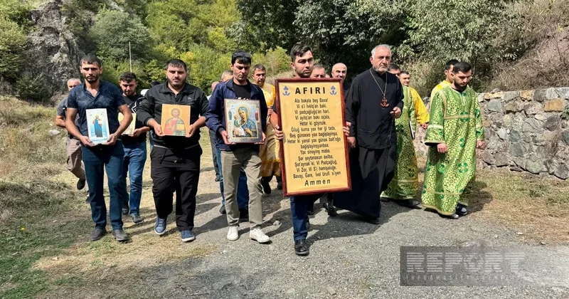 Члены Албано удинской христианской общины посетили монастырь Худавенг