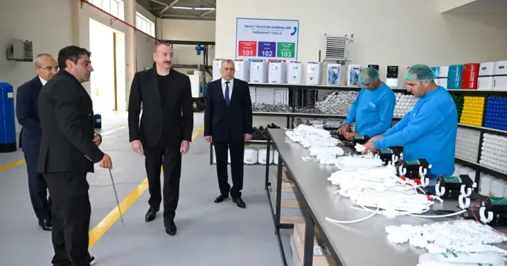 Su filtrlərinin istehsalı müəssisəsi fəaliyyətə başlayıb PREZİDENT MÜƏSSİSƏDƏ OLUB