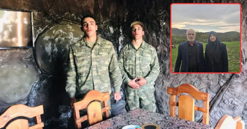İki oğullarının bir birlərinin gözü qarşısında şəhid olduğu yerə getdilər FOTO