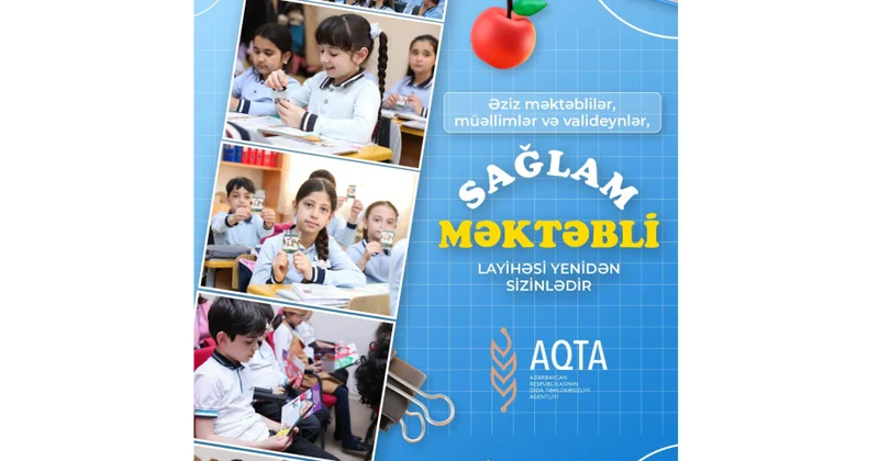 AQTA: “Sağlam məktəbli” layihəsi davam edir