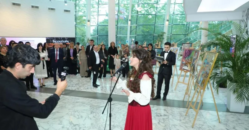 Xanım Paşazadənin “Duyğuların palitrasından rəngli misralara” adlı sərgi konserti təqdim olunub FOTO