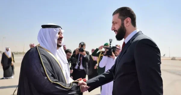 Əhməd əl Şaraa Ər Riyadda rəsmi səfərdədir