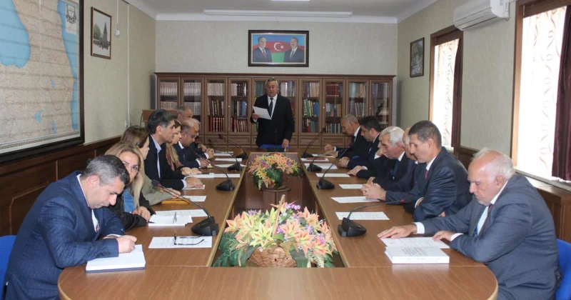 AMEA Naxçıvan Bölməsi Rəyasət Heyətinin iclası keçirilib