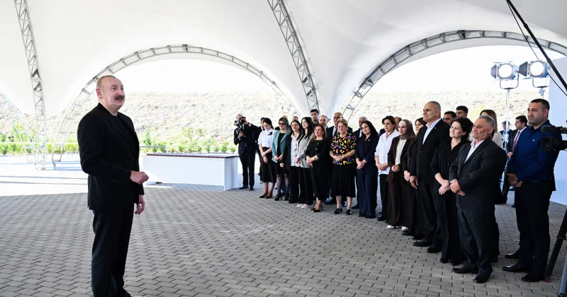 Prezident İlham Əliyev Zəngilanın Ağalı kəndinin 2 ci mərhələsinin və Məmmədbəyli kəndinin açılışlarında iştirak edib