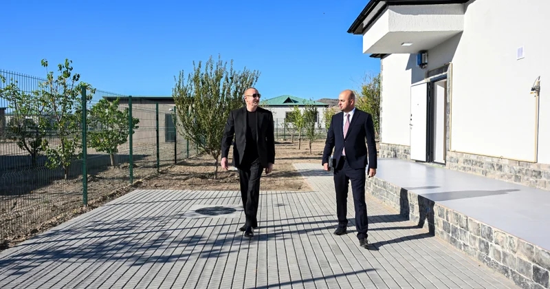 Президент Ильхам Алиев принял участие в открытии второго этапа села Агалы и села Мамедбейли в Зангилане
