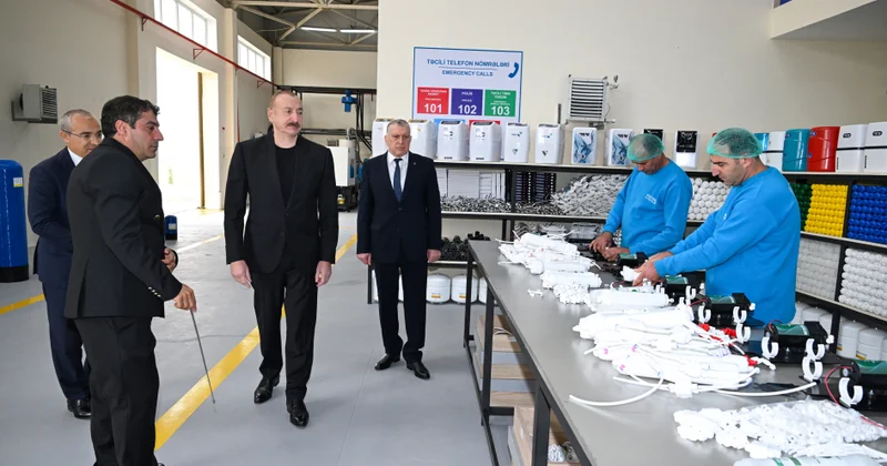 Ознакомление с деятельностью предприятия по производству фильтров для воды в Сабирабаде