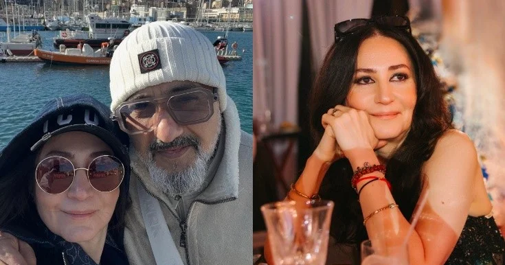 Xalq artisti xanımını belə təbrik etdi Fotolar
