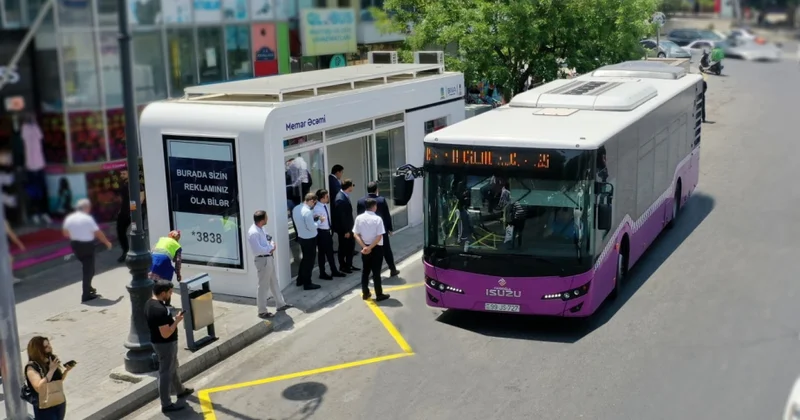 Bakıda sərnişinlər mobil tətbiqlə avtobusların gəliş vaxtını real vaxtda izləyə biləcəklər