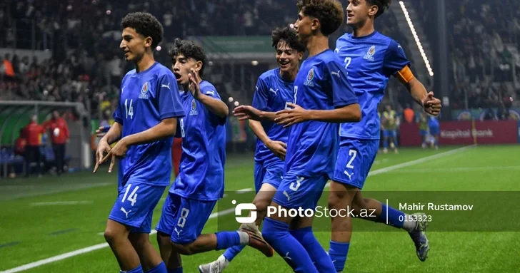 Сборная Азербайджана U 15 сыграет с Чили в 1/16 финала Дивизиона C на ЧМ FIFA в Баку