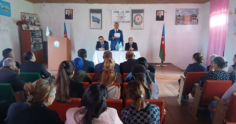 YAP ın VIII Qurultayından irəli gələn vəzifələr Ağdaşda diqqət mərkəzindədir FOTO