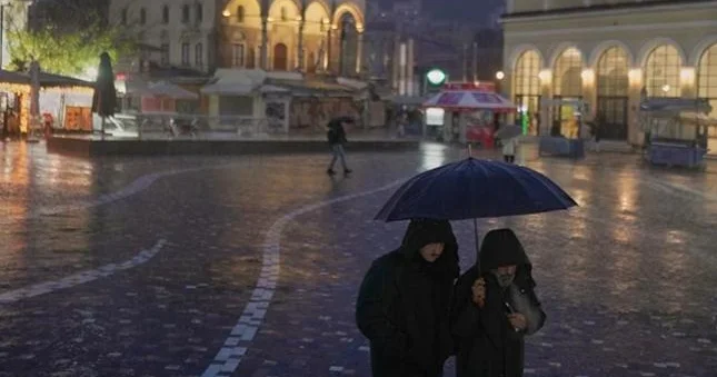 Yunanıstanda fırtına xəbərdarlığı 9 bölgədə qırmızı həyəcan