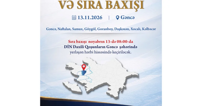 Daxili işlər naziri Gəncədə vətəndaşların müraciətlərini dinləyəcək və gənclərin arasından seçim edəcək