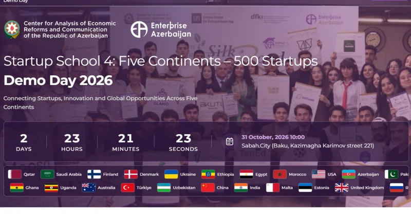 “Enterprise Azerbaijan” portalı 70 dən çox startapı investorlara təqdim edəcək