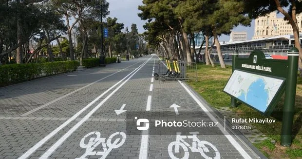 Bakıda velosiped zolaqlarının uzunluğu 67,8 km ə çatdırılıb