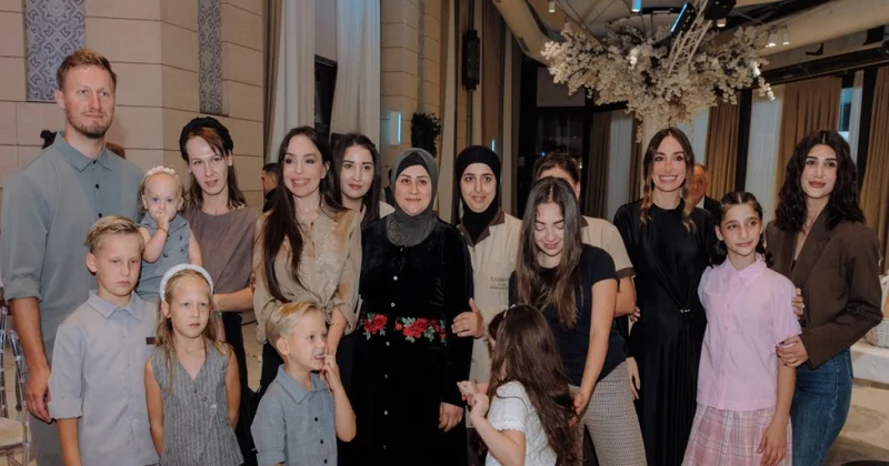 Leyla Əliyeva və Arzu Əliyeva “Cənnətin ariyası” layihəsi çərçivəsində konsertdə iştirak ediblər