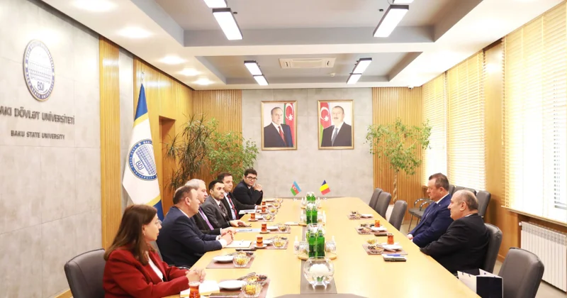 Rumıniyanın Buxarest İqtisadi Elmlər Universitetinin nümayəndə heyəti BDU da