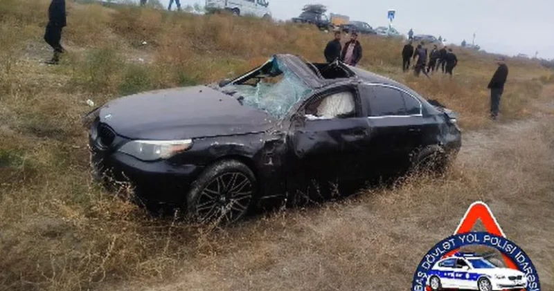 Два молодых человека погибли в аварии на трассе Баку Евлах ВИДЕО