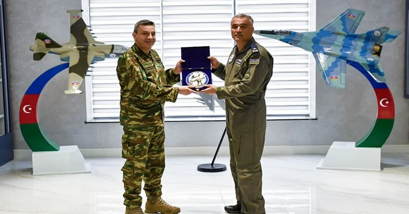 Hava Döyüş komandanlığında NATO heyəti ilə görüş keçirilib VİDEO