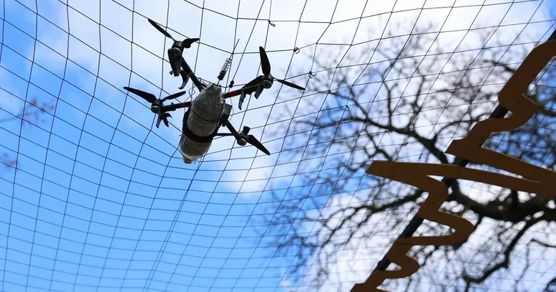 Zaporojyedə antidron toru sərnişinlərlə dolu avtobusu xilas etdi FOTO