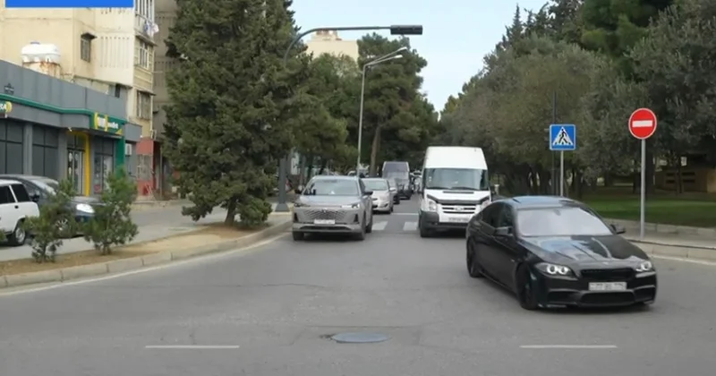 Paytaxtın Bəkir Çobanzadə və Bəhruz Nuriyev küçələrinin kəsişməsində yeni işıqforlar quraşdırılıb
