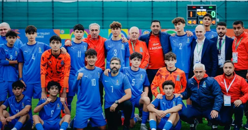 Чемпионат мира FIFA U 15: сборная Азербайджана одержала крупную победу над Гибралтаром