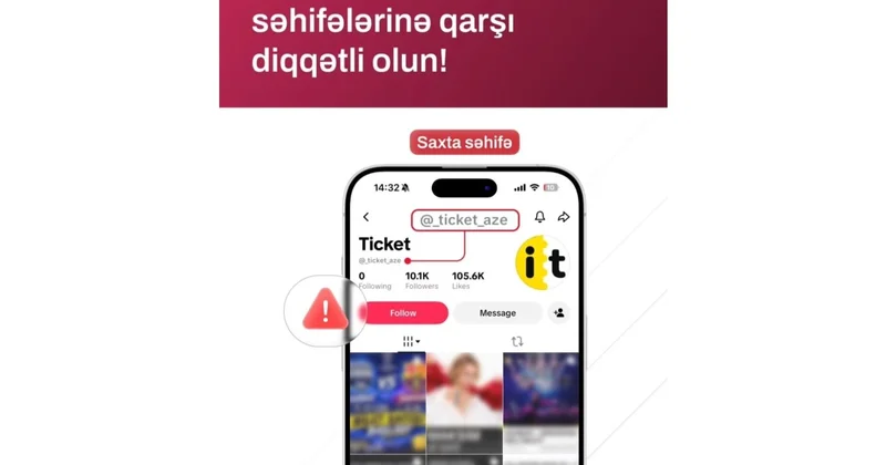 MKA saxta bilet satış səhifələri ilə bağlı vətəndaşlara xəbərdarlıq edir