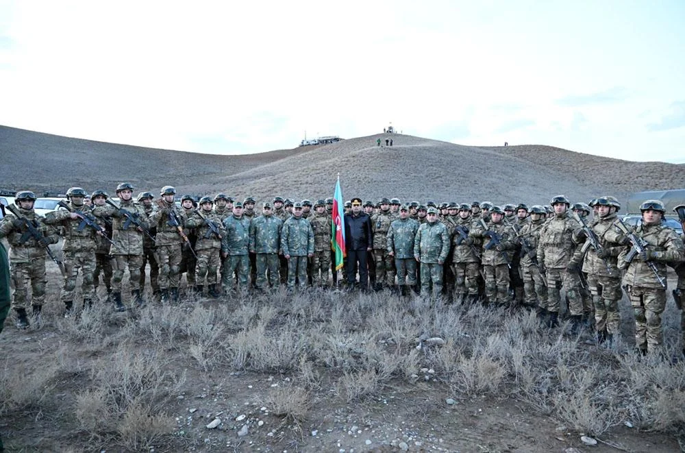 Azərbaycan və İran hərbçilərinin birgə təlimi başa çatdı Foto