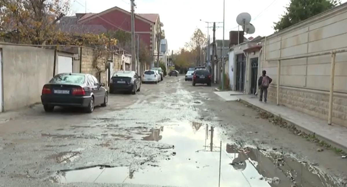 Sabunçuda tullantı su problemi bitmir VİDEO Yeni Çağ Media