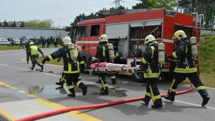 Ötən sutka 14 yanğına çıxış olub 14 nəfər xilas edilib