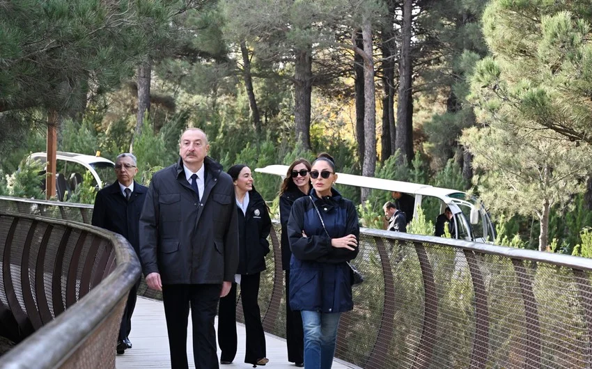 Prezident Mərkəzi Nəbatat Bağının açılışında iştirak etdi FOTO