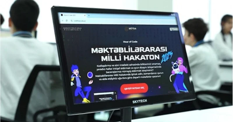 Məktəblilərarası Milli Hakaton yarışmasının final mərhələsi keçirilib
