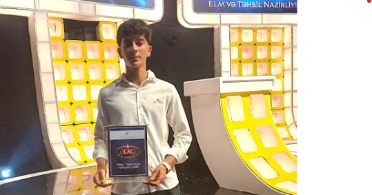 Qusar məktəblisi “Əlaçı” müsabiqəsinin qalibi oldu