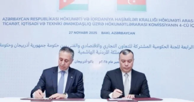 Azərbaycan İordaniya əməkdaşlığında yeni səhifə