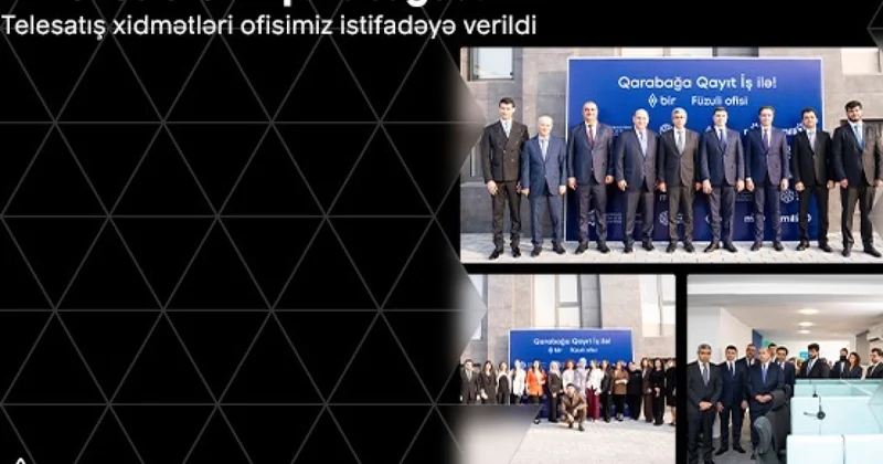 Очередная инициатива экосистемы Bir в Карабахе: открыт новый офис телепродаж m10 и MilliÖn