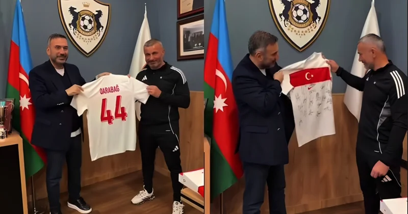 Ərtəm Şənər Qurban Qurbanova jest etdi