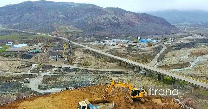 Названа дата завершения строительных работ на автодороге Муганлы Исмаиллы Габала