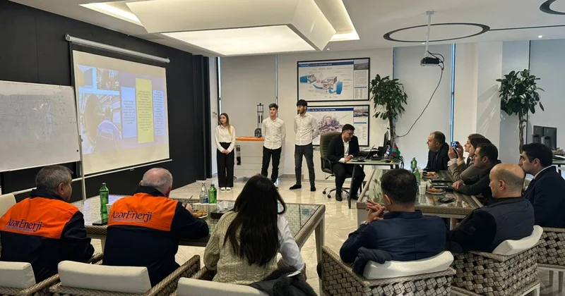 MDU tələbələri Azərbaycan İES MMC də açıq dərsdə