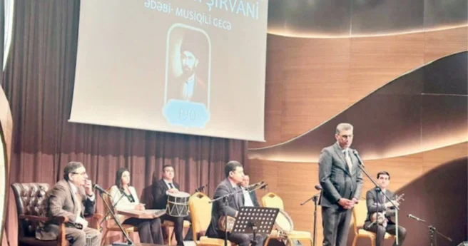 Maarifçi şairin yubiley gecəsi