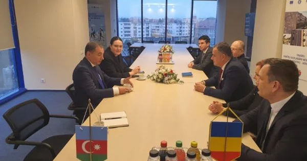 Səfir Qüdsi Osmanovun Rumıniyanın Bakeu şəhərinə işçi səfəri olub FOTOLAR