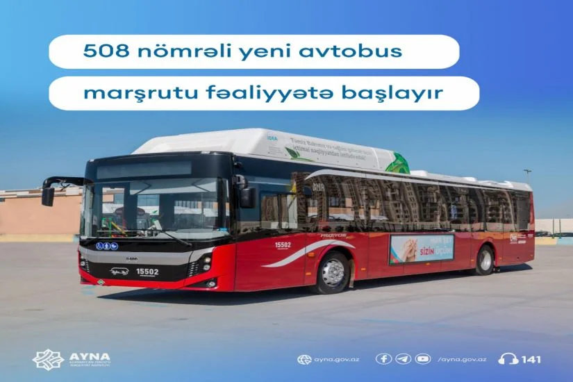 Yeni marşrut xətti fəaliyyətə başladı