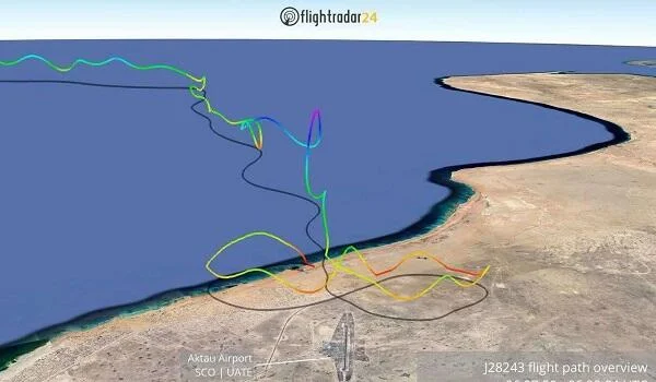 Flightradardan yeni məlumat: Təyyarənin hündürlük itirməsi...