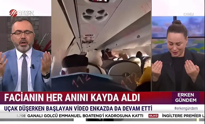 Türk aparıcı təyyarə qəzasının bu görüntülərini görüb ağladı Xəbər saytı Son xəbərlər və Hadisələr