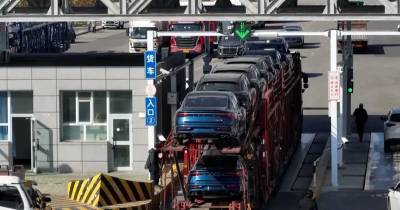 Экспорт автомобилей через китайский КПП Хоргос вырос на 4,6 процента