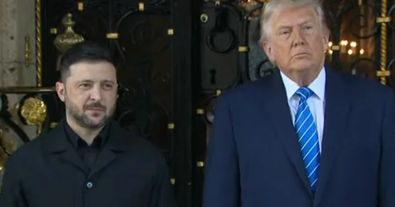 Зеленский и Трамп проводят встречу во Флориде видео